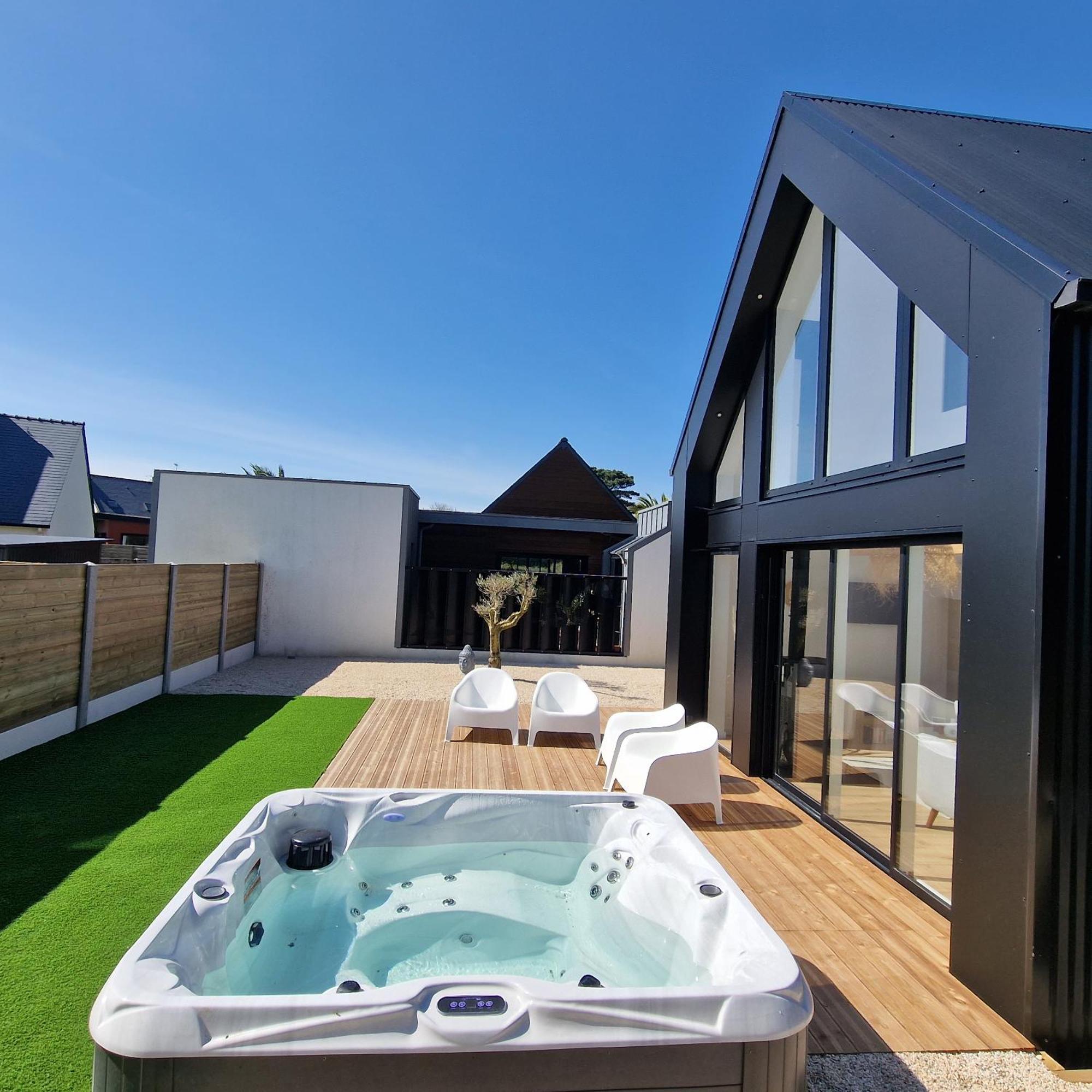 Les Portsallaises Piscine Ou Spa A 300M De La Plage Ploudalmézeau Exterior foto